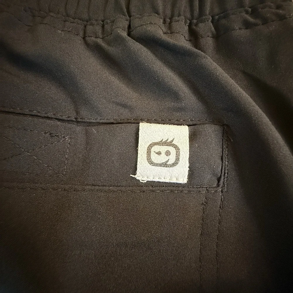 Mens Wonder Wink Scrub Pants Size XL Style # 5434 Black Cargo